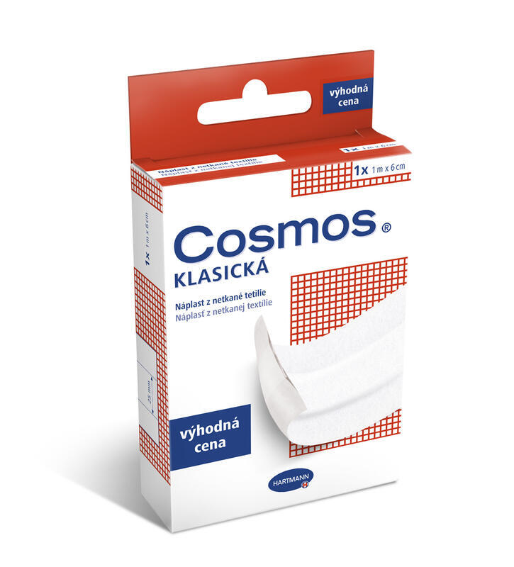 Levně COSMOS náplast Klasická textilní 1mx6cm