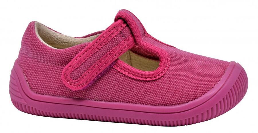 Levně Barefoot obuv KIRBY FUXIA, Protetika růžová 19 dívky