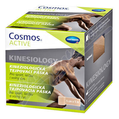 Levně Cosmos Active - Kinezio tejpovací páska 5 cm x 5 m béžová 5 cm x 5 m
