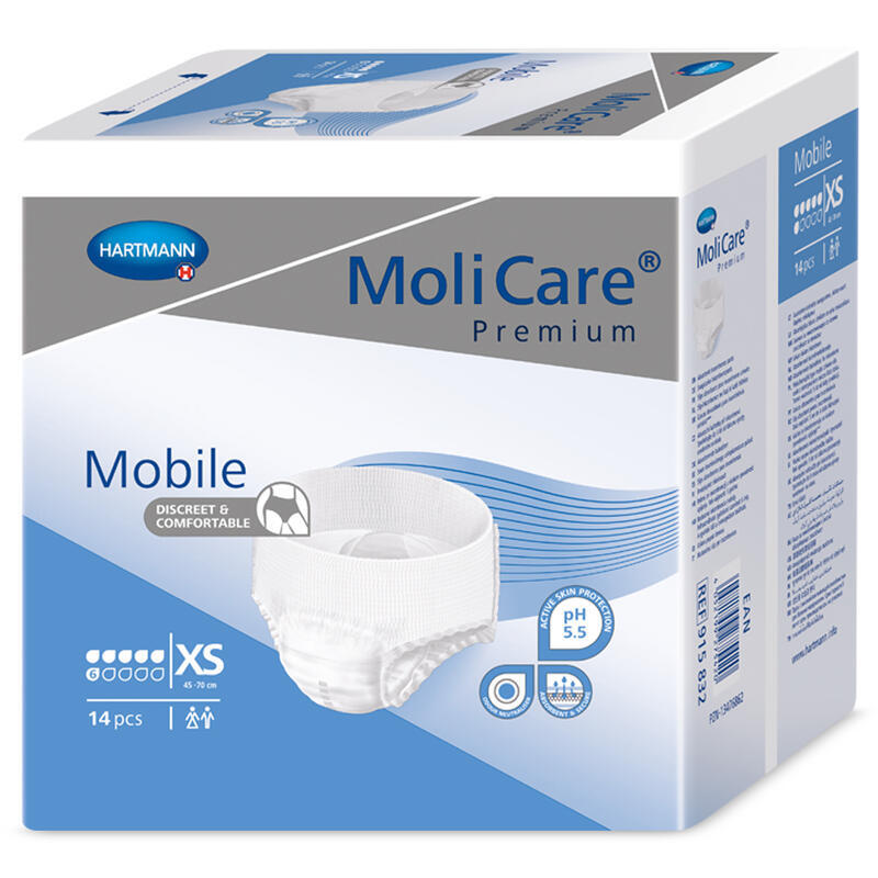 Levně Absorpční kalhotky MoliCare Mobile 6 kapek S