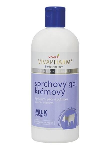 Levně Sprchový gel s kozím mlékem 400ml VIVAPHARM