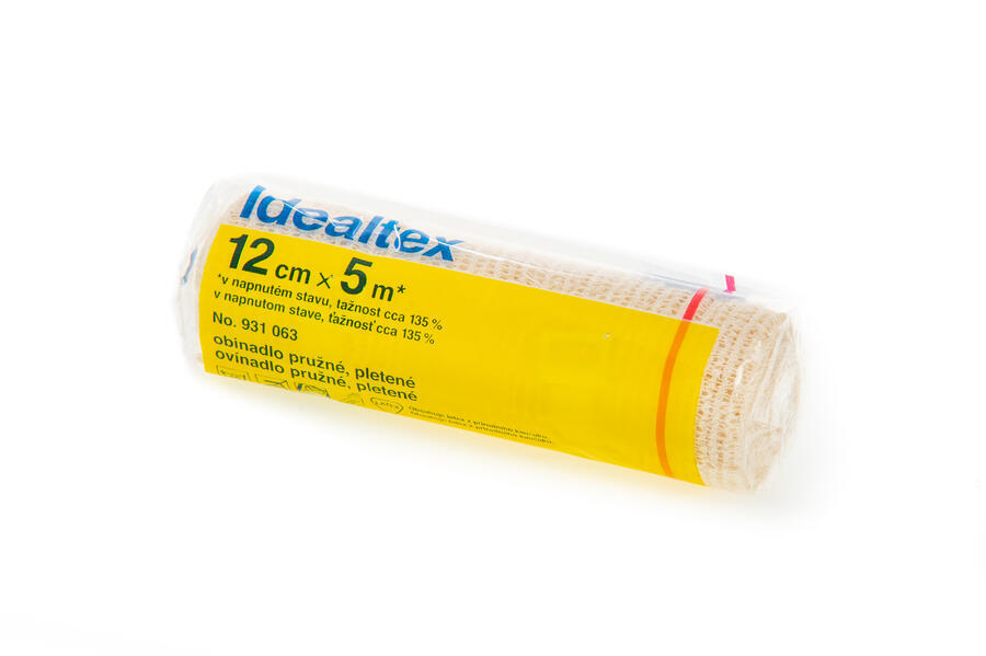 Levně Obinadlo elastické Idealtex 12 cm x 5 m