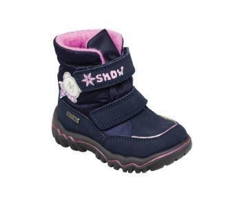 Levně Dětská zateplená vycházková obuv BLU-ROSA, SANTÉ modrá 20 dívky
