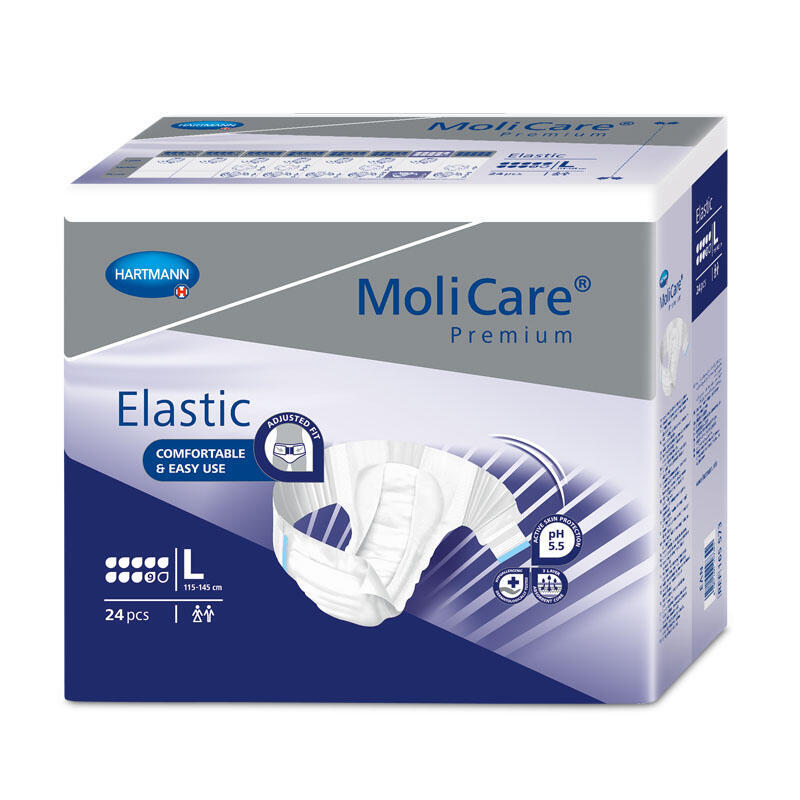Levně Absorpční kalhotky MoliCare ELASTIC 9 kapek L