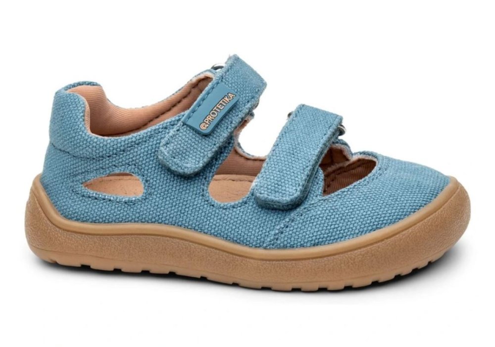 Levně Dětské barefoot sandály TAFI, Protetika modrá 29 chlapci