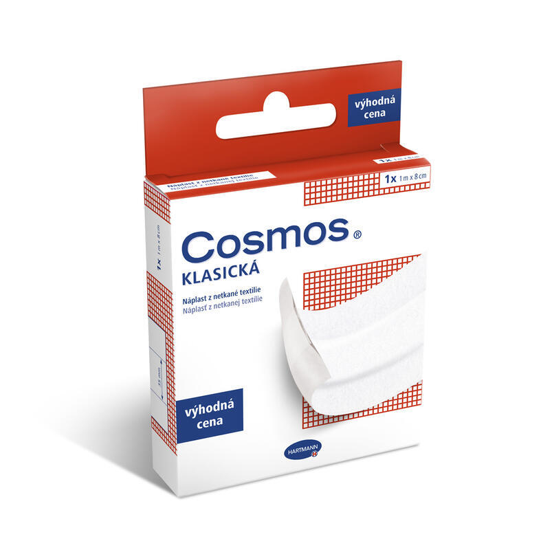 Levně COSMOS náplast Klasická z netkané textilie 1mx8cm