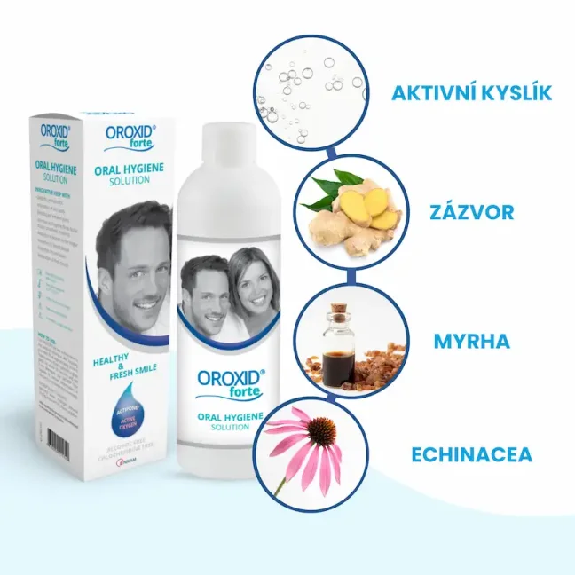 OROXID forte roztok 250 ml pro ústní hygienu