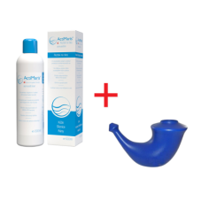 ActiMaris Sensitiv roztok 300 ml + Rhino Horn konvička na výplach nosu pro dospělé