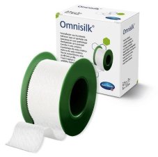 Náplast fixační OMNISILK z bílého hedvábí
