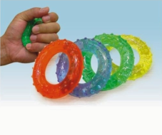 Kroužky gelové GYMY, 7cm - pár