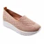 Dámské látkové mokasíny FRANCENE light pink, Looke