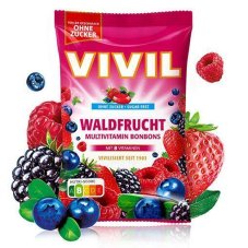 VIVIL Multivitamín lesní plody 8vit. bez cukru 60g