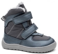 Dívčí zimní barefoot obuv LORA Grey, Protetika