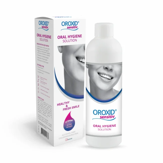 Sada na citlivé zuby OROXID sensitiv roztok + ORAL-O-SEPT SENSITIVE zubní pasta