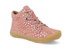 Dívčí barefoot obuv DOTS 320 strawberry, Ricosta