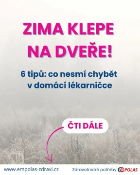 Jak zvládnout první mrazíky bez nachlazení ? Tipy do lékárničky