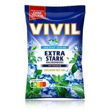 VIVIL Extra silný mentol + vit.C bez cukru 60g