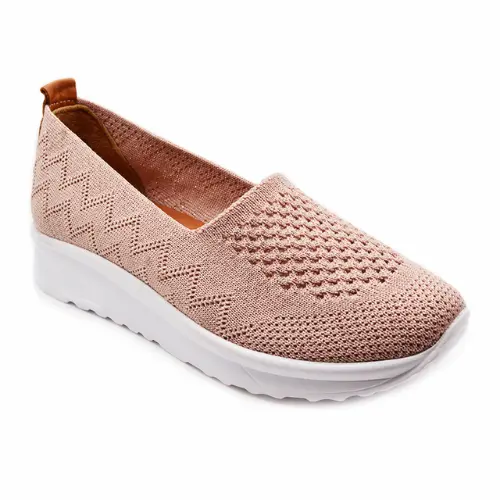 Dámské látkové mokasíny FRANCENE light pink, Looke