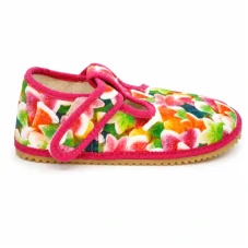 Dívčí barefoot papuče COLORFUL CANDY, Beda