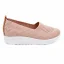 Dámské látkové mokasíny FRANCENE light pink, Looke