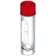 Kontejner 30 ml sterilní červený