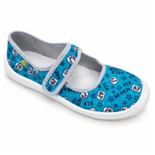 Dětské papuče na suchý zip MI/001 P67, Peon