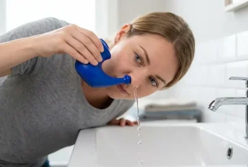 Výplach nosu jako léčba zadní rýmy