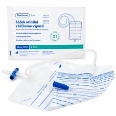 Sáček urinální 2000ml s křížovou výpustí Steriwund