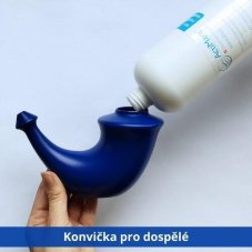 ActiMaris Sensitiv roztok 1000 ml + Rhino Horn konvička na výplach nosu pro dospělé