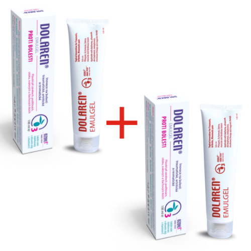 2x DOLAREN - emulgel proti bolesti 100 ml