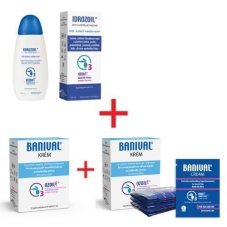 Sada na záněty žaludu a předkožky penisu 2x BANIVAL + IDROZOIL