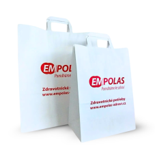 Praktická papírová taška s logem EMPOLAS