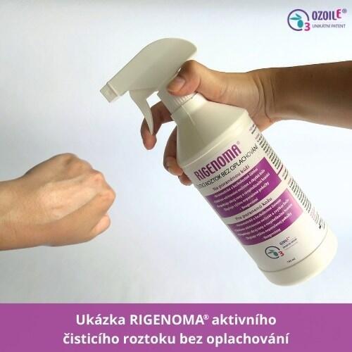 RIGENOMA aktivní čisticí roztok bez oplachování s OZOILE 750 ml
