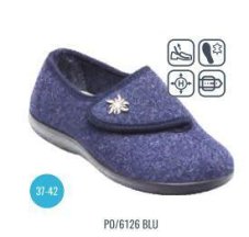 Domácí zdravotní obuv PO/6126 BLU, Santé