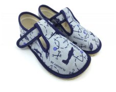 Chlapecké barefoot bačkůrky LETADLA,  Beda