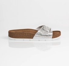 Dámské pantofle IBIZA silver, Batz