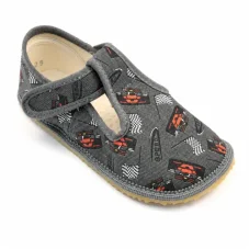 Chlapecké barefoot papuče 060010/W GREY FORMULA, Beda