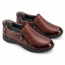 Dámské polobotky CS/16010 vínové, Santé