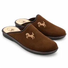 Pánské hřejivé pantofle LX/630 brown, Santé