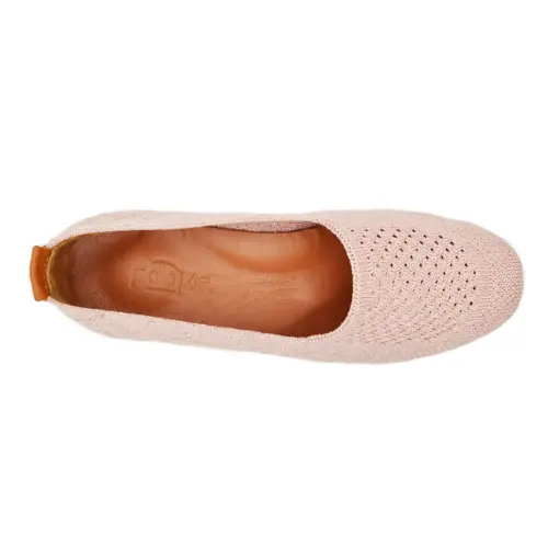Dámské látkové mokasíny FRANCENE light pink, Looke