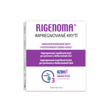 RIGENOMA impregnované nepřilnavé krytí s OZOILE 10 ks