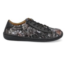 Dámská barefoot obuv 404488 black flower, KTR