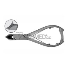 74-331-14 kleště s postranním prohnutým ostřím 14cm