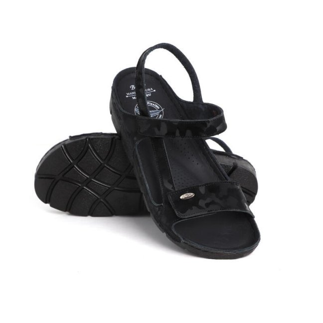 Dámské zdravotní sandály MIRI black camouflage, Batz