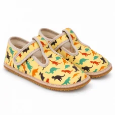 Chlapecké barefoot papuče 060010/W DINOSAURS, Beda