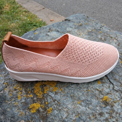 Dámské látkové mokasíny FRANCENE light pink, Looke