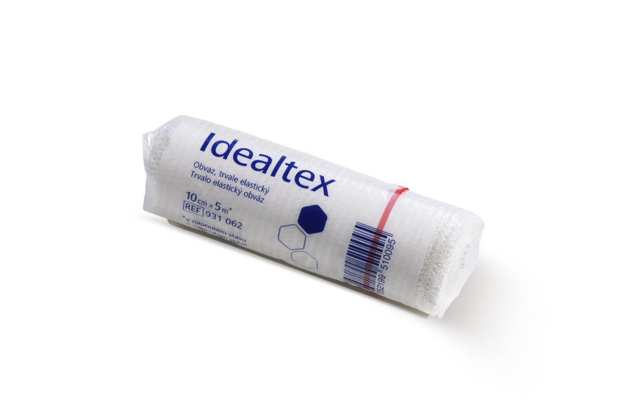 Levně Obinadlo elastické Idealtex 10 cm x 5 m