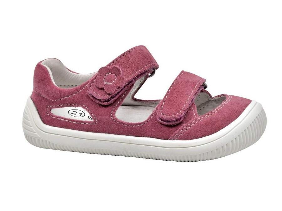 Levně Barefoot dětská letní obuv MERYL PINK, Protetika růžová 21 dívky