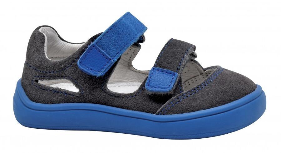 Levně Chlapecké barefoot sandálky TERY GREY, Protetika šedá 32 chlapci