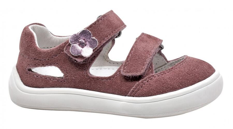 Levně Dívčí barefoot sandálky TERY OLD PINK, Protetika růžová 20 dívky
